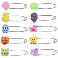 Oulensy 4pcs plástico Cabeza Pernos de Seguridad para bebé Niños Panal del paño de Bloqueo Hebillas Cuidado del bebé de…